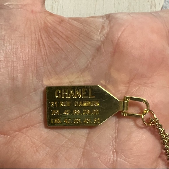 Zipper Pull Gold Plated Dog Tag - Picture 4 of 5